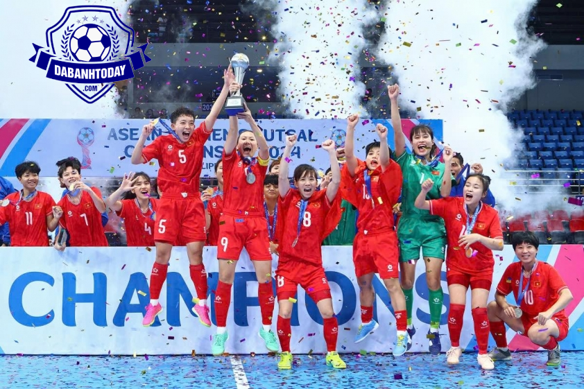 ĐT futsal nữ Việt Nam vừa vô địch giải futsal nữ Đông Nam Á 2024 (Ảnh: Futsal Thailand)