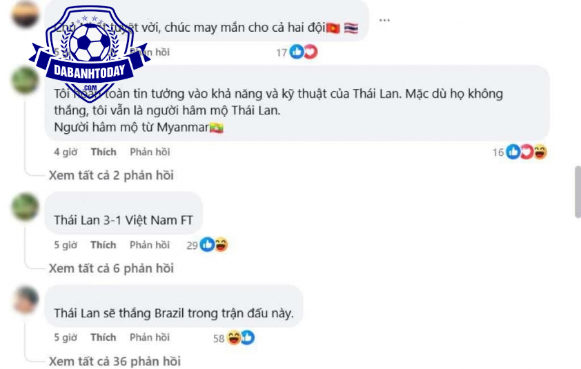 Nhiều CĐV Đông Nam Á tin Thái Lan sẽ tạo nên bất ngờ.