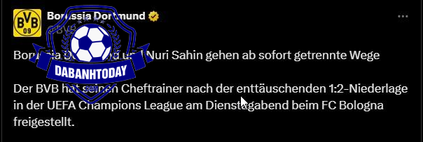 “Borussia Dortmund Chia Tay HLV Nuri Sahin, Erik Ten Hag Có Phải Lựa Chọn Thay Thế?”